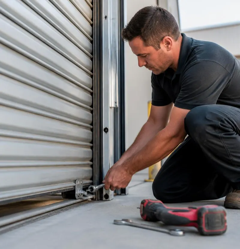 Off Track Door Repair in De Leon Springs